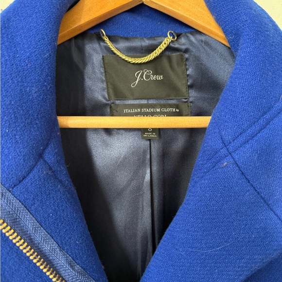J. Crew Italian Stadium Cloth Wool Coat - Picture 4 of 4